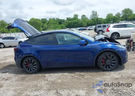 2023 Tesla Model Y Performance Dual Motor All-Wheel Drive из США, поврежденный, VIN 7SAYGDEF7PF904333